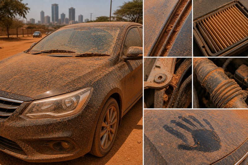 How Kenyan Red Dust Damages Your Car (And How to Prevent It)