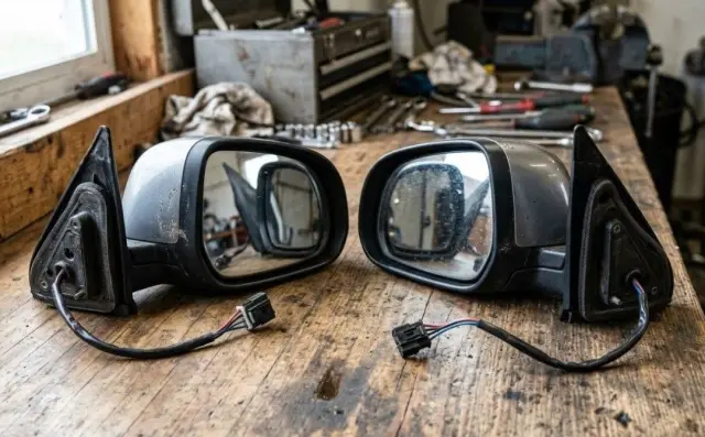 2014 Nissan March side mirrors pair