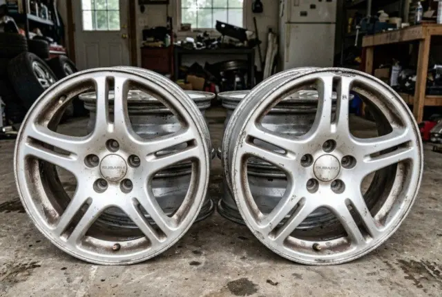 2001 Subaru impreza rims set for sale (Silver)