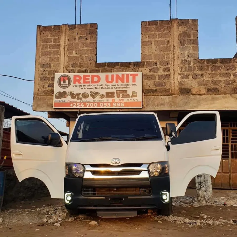 Red Unit Car Audio Garage