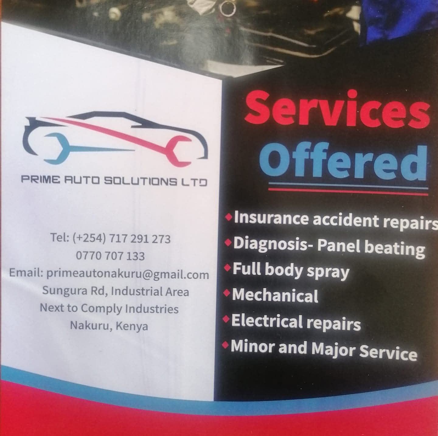 Prime Auto Solutions Ltd - Nakuru